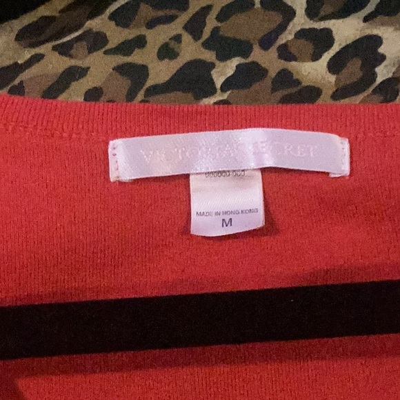 Victoria’s Secret Red Sleepshirt w/ Black Lettering - Picture 9 of 9